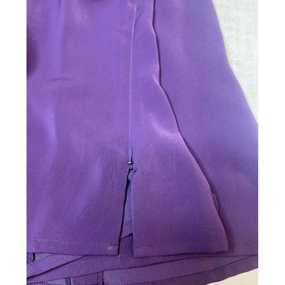Vintage Donna Vinci Couture Women's Size 18 Purple Sleeveless Blouse Top NWT - Picture 9 of 9